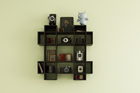 collections, displays, Ice Bat, cameras, photos, shelving
