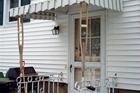 crutches holding up porch awning from home inspection nightmares gallery twelve