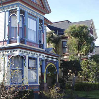 neighborhoods of Eureka, California
