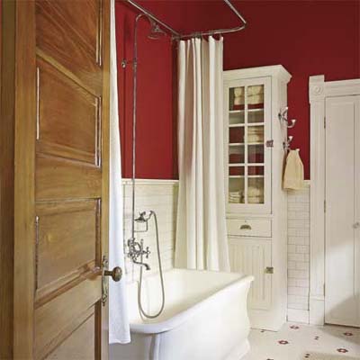 master bath with subway tile