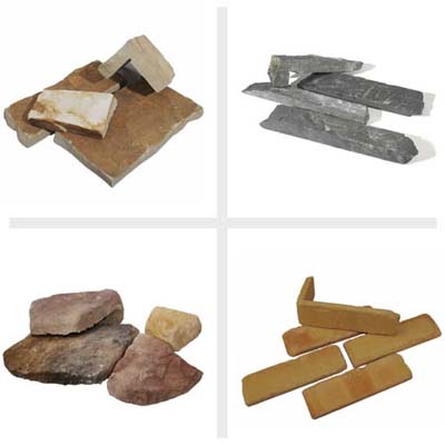 stone veneers offer a varied and viable alternative to real stone
