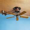 ceiling fan with pulley system