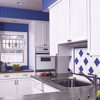 blue kitchen demeanor