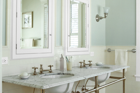 bathroom sink and vanity, bathroom before and after