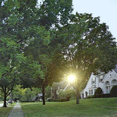 neighborhood of Pleasant Ridge, Michigan