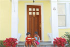 an entryway transformed with affordable improvements