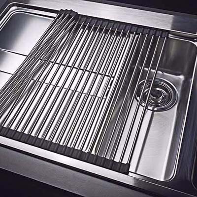 Kitchen Sink  on Stainless Steel Sink Mat  Kitchen Sink