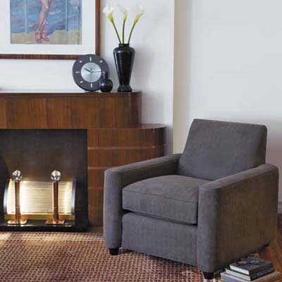 depression modern styled living room