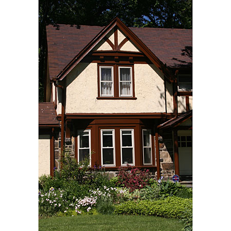 tudor revival half timbering