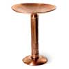 copper birdbath  