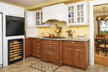the Campbells made a showroom floor model into the kitchen they'd always wanted