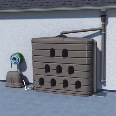 the Bushman rainwater collector