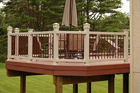 LED lights for deck posts made by Aurora