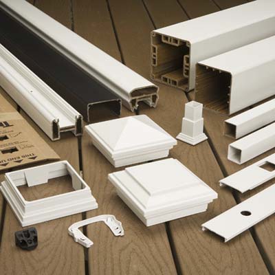 modular deck rails by Trex