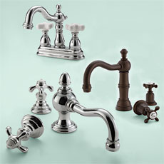 bathroom sink with faucet