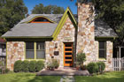 exterior of cottage remodel in Austin, TX