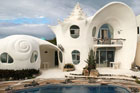 seashell house in mexico