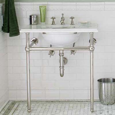 Console Bathroom Sinks on Washstand Sink For A Vintage Bathroom