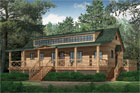 refining a rustic cabin photoshop redo
