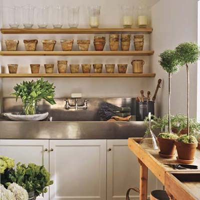Country-style Potting Room
