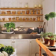 Country-style Potting Room

