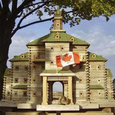 extreme birdhouse created by John Looser