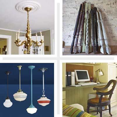 composite of lighting examples from the one hundred d i y remodels under one hundred dollars feature