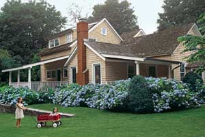 summer cottage remodeled into a family home