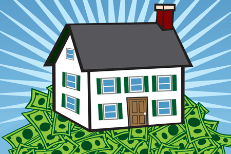 energy saving house. money for energy-saving