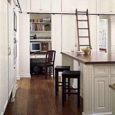 Storage Ideas  Kitchens on Of Upper Cabinets Provide Storage For Infrequently Used Kitchen Gear