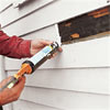 Back-caulk the joints
