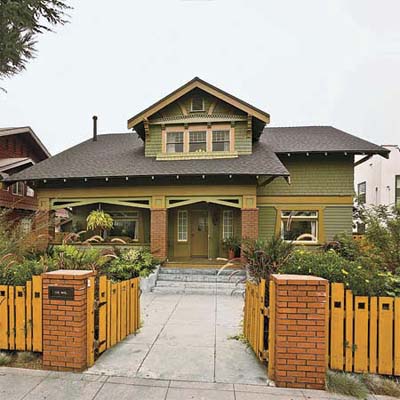 craftsman influenced house in los angeles california's best old house neighborhood