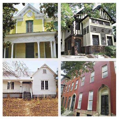 'Save This Old House's' from the past year including (left to right) North carolina, New York, Arkansas and Maryland