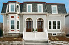 exterior of the remodeled roxbury second empire house project