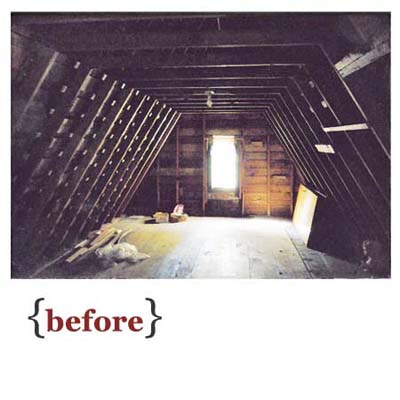 raw attic before remodel