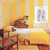 stripes painted in uniform widths and in tonal colors for painting wall stripes