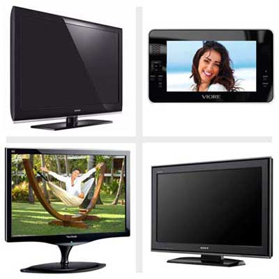 selection of four tv on sale