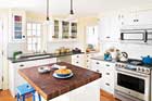 remodeled kitchen from the Newton Centre, MA TV project
