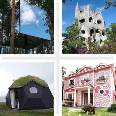 the world's wildest houses intro slide