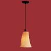 pendant lighting - pleated porcelain