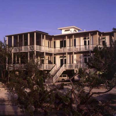 exterior of Key Largo eco-friendly house