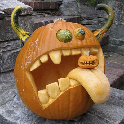 Scarry Pumpkin Carvings