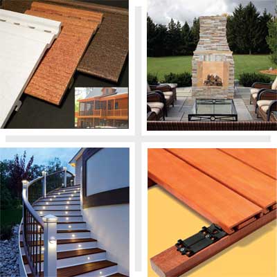 composite of new products showcased at the 2011 international builders show