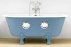 wacky bathtub with portholes