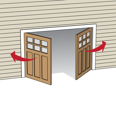 Garage Doors on Type  Swing Out   All About Garage Doors   Photos   Garage