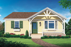 Photoshop redo of the Matther's home exterior
