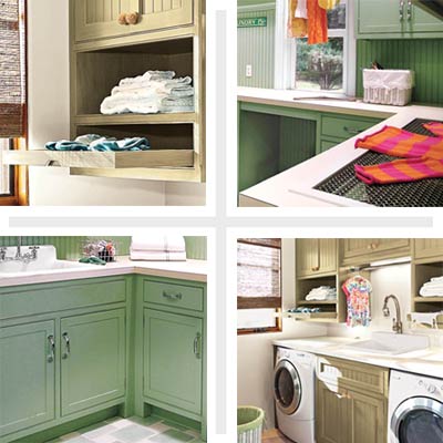 laundry rooms with storage