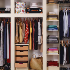 organized closet