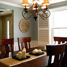 Remodeled dining room