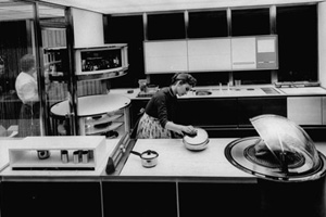 Model kitchen of tomorrow from 1956